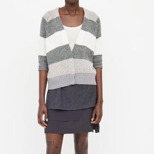 Vintage Brunello Cucinelli Grey Silk Overlay Skirt Size 8